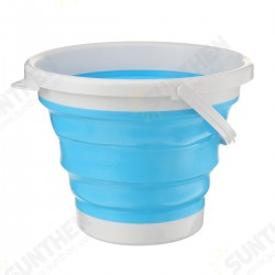 4-Modes 10L Mini Portable Bucket Turbine Washing Machine Folding Bucket Type USB Laundry Clothes Washer Cleaner For Home Travel