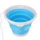 4-Modes 10L Mini Portable Bucket Turbine Washing Machine Folding Bucket Type USB Laundry Clothes Washer Cleaner For Home Travel