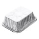 50PCS Aluminum Foil Trays BBQ Disposable BBQ Mat Food Container Baking Pan With Lids
