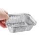50PCS Aluminum Foil Trays BBQ Disposable BBQ Mat Food Container Baking Pan With Lids 50PCS Aluminum Foil Trays BBQ Disposable BBQ Mat Food Container Baking Pan With Lids