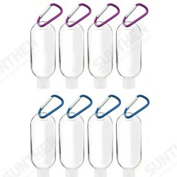 50ml 5 Pcs Clear Container Wall Hanging Soap Dispenser Bottle Portable Leak-proof Refillable Bottle Climbing Travel 50ml 5 Pcs Clear Container Wall Hanging Soap Dispenser Bottle Portable Leak-proof Refillable Bottle Climbing Travel