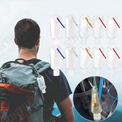 50ml 5 Pcs Clear Container Wall Hanging Soap Dispenser Bottle Portable Leak-proof Refillable Bottle Climbing Travel 50ml 5 Pcs Clear Container Wall Hanging Soap Dispenser Bottle Portable Leak-proof Refillable Bottle Climbing Travel
