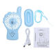 5V 2.5W Portable Mini Handheld USB Fan Desktop Table Cooling Fan With LED Light