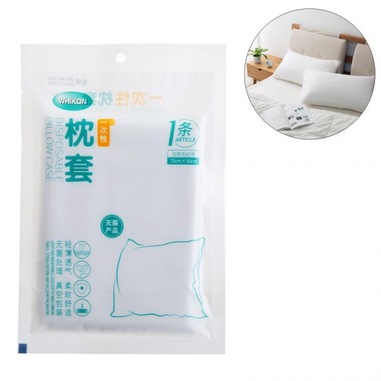 10 Pcs Non-woven Pillow Cover Disposable Pillowcase Travel Portable Pillowslip