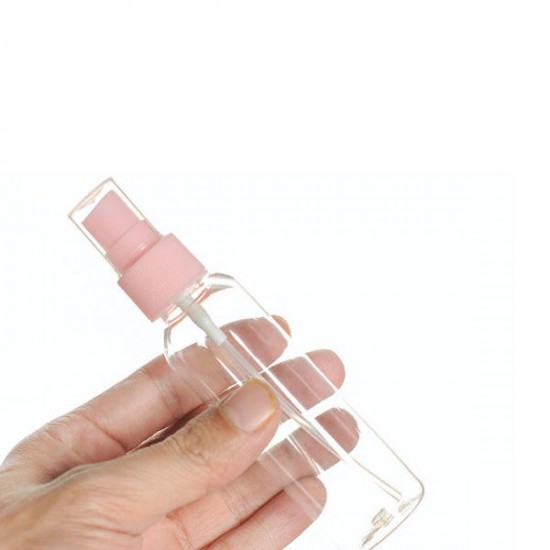 18 Pcs Portable Disinfectant Bottle Transparent Hand Sanitizer Hand Soap Refillable Bottles Cosmetics Container