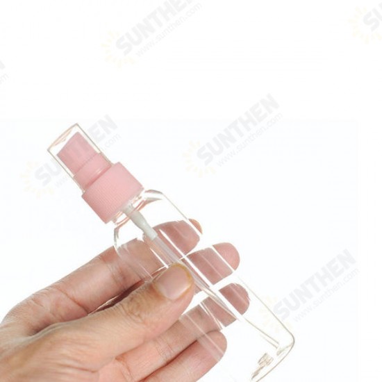 18 Pcs Portable Disinfectant Bottle Transparent Hand Sanitizer Hand Soap Refillable Bottles Cosmetics Container