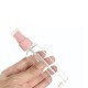 18 Pcs Portable Disinfectant Bottle Transparent Hand Sanitizer Hand Soap Refillable Bottles Cosmetics Container