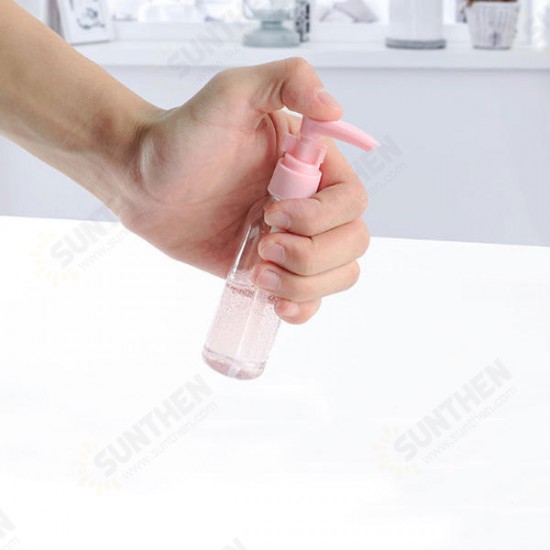 18 Pcs Portable Disinfectant Bottle Transparent Hand Sanitizer Hand Soap Refillable Bottles Cosmetics Container