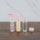 18 Pcs Portable Disinfectant Bottle Transparent Hand Sanitizer Hand Soap Refillable Bottles Cosmetics Container