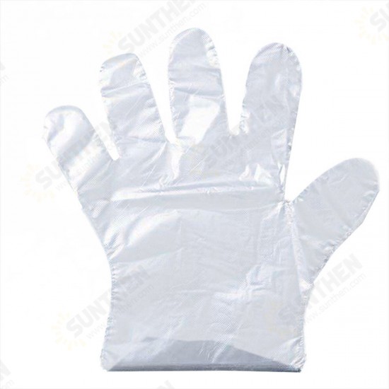 200*Pcs Disposable PE BBQ Gloves Waterproof Glove Food Grade Glove