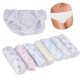 6Pcs Women Non-woven Cotton Disposable Underwear Panties Set For Outdoor Travel