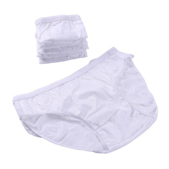6Pcs/Set Portable Men Non-woven Cotton Disposable Underwear Outdoor Travel