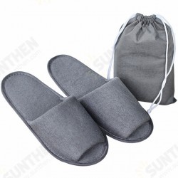 Folding Slippers Men Women One Size Travel Portable Shoes Non-slip Slippers With Storage Bag Folding Slippers Men Women One Size Travel Portable Shoes Non-slip Slippers With Storage Bag