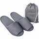 Folding Slippers Men Women One Size Travel Portable Shoes Non-slip Slippers With Storage Bag