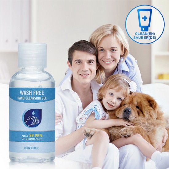 2*50ml Disinfection Gel Hand Sanitizer Household Disposable Disinfection Ten Seconds Quick-Dry Hand Medical Model Sanitizer