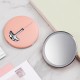 Portable Travel USB Rechargeable LED Makeup Mirror With Storage Bag