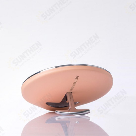 Portable Travel USB Rechargeable LED Makeup Mirror With Storage Bag