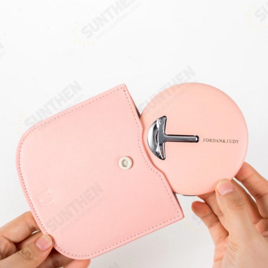 Portable Travel USB Rechargeable LED Makeup Mirror With Storage Bag