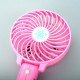 Mini Handheld Solar Fan Folding 720° Rotation 2 Modes USB Rechargeable Desktop Fan Summer Camping Travel