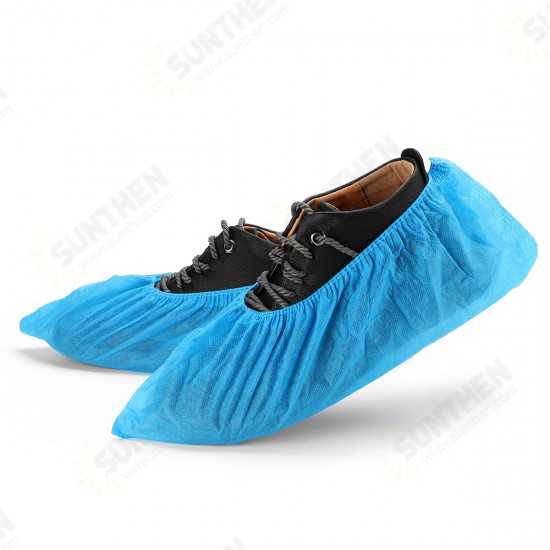 100PCS/Lot Disposable Overshoes Shoe Care Kits Plastic Rain Waterproof Shoe Covers Boot Covers For 34-46 Yard