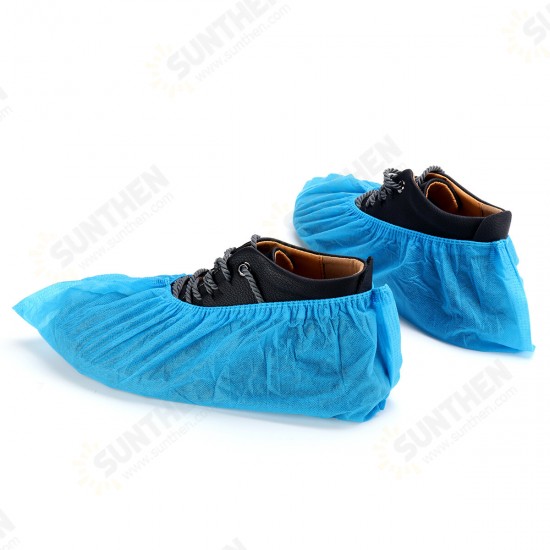 100PCS/Lot Disposable Overshoes Shoe Care Kits Plastic Rain Waterproof Shoe Covers Boot Covers For 34-46 Yard