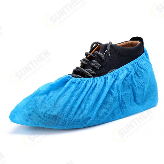 100PCS/Lot Disposable Overshoes Shoe Care Kits Plastic Rain Waterproof Shoe Covers Boot Covers For 34-46 Yard