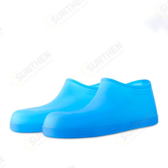 Silicone Rainproof Shoe Covers Waterproof Reusable Boots Protector Outdoor Travel