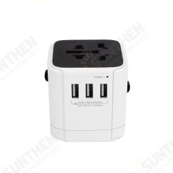 LX-613 3xUSB 100V-240V AC Traveling USB Adapter Plug Universal Power Plug Multifunctional Change-over Plug LX-613 3xUSB 100V-240V AC Traveling USB Adapter Plug Universal Power Plug Multifunctional Change-over Plug