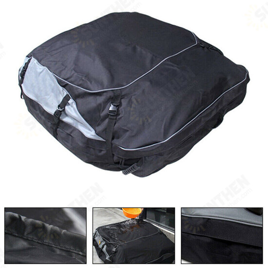 160x110x45CM Waterproof Car Roof Top Rack Bag Cargo Carrier 600D Oxford Cloth Luggage Storage Travel SUV Van for Cars