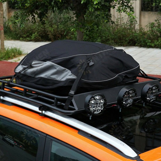 160x110x45CM Waterproof Car Roof Top Rack Bag Cargo Carrier 600D Oxford Cloth Luggage Storage Travel SUV Van for Cars