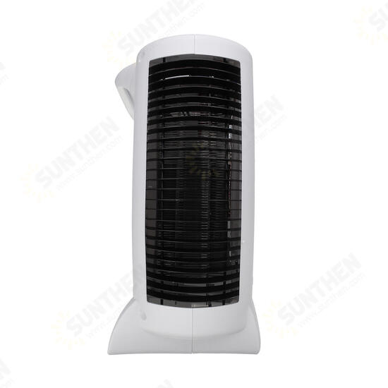 220V 1800W Mini Mute Electric Heater 3 Speeds Heat Cool Dual-Use Fan Portable Home Office Desktop Warmer