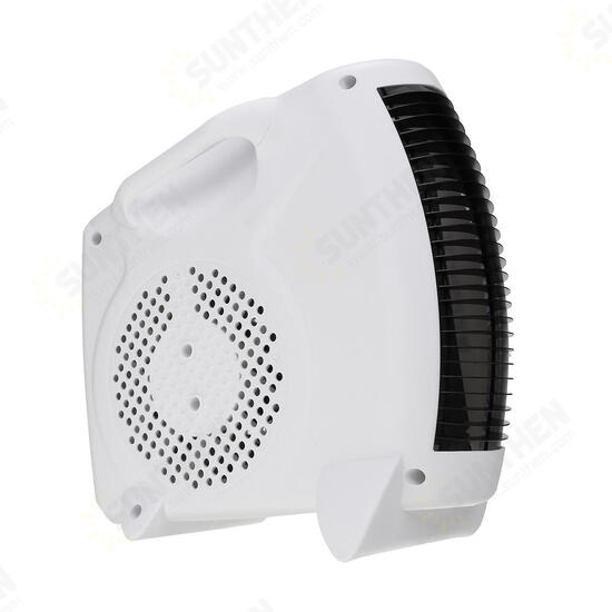 220V 1800W Mini Mute Electric Heater 3 Speeds Heat Cool Dual-Use Fan Portable Home Office Desktop Warmer