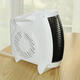 220V 1800W Mini Mute Electric Heater 3 Speeds Heat Cool Dual-Use Fan Portable Home Office Desktop Warmer