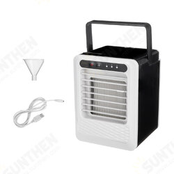 3-In-1 5W Mini Air Conditioner Fan 2.5L Tank Cooling Fan 3 Gear Adjustable Summer USB Humidifier Purifier Fan for Outdoor RV Travel Room 3-In-1 5W Mini Air Conditioner Fan 2.5L Tank Cooling Fan 3 Gear Adjustable Summer USB Humidifier Purifier Fan for Outdoor RV Travel Room