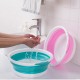 4-Size Optional Plastic Foldable Round Dish Tub Portable Hand Feet Washing Basin Space Saving Washtub For Outdoor Camping Travel