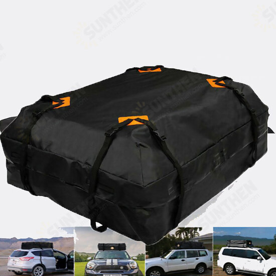 475L Car Rooftop Cargo Bag 420D Waterproof Car Top Carrier Bag Luggage Storage for Outdoor Travel Carrier