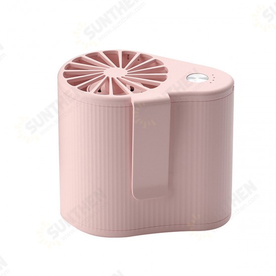 4W Waist Hanging Fan USB Rechargeable 3 Modes Mini Air Conditioner Fan Camping Travel Office