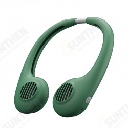 Air Cooling Neck Fan USB Rechargeable Bladeless Hanging Neck Fan 360° Adjustable 2 Modes Air Cooler Conditioner Outdoor Camping Travel