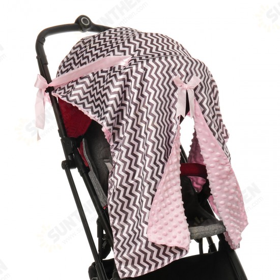 Baby Stroller Sunshade Breathable Muslin Pram Car Seat Canopy Blanket Outdoor Travel