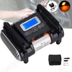 DC 12V Digital Tire Inflator With Emergency Light Travel Car Portable Air Compressor Pump 100 PSI Air Compressor for Car Motorcycles Bicycles DC 12V Digital Tire Inflator With Emergency Light Travel Car Portable Air Compressor Pump 100 PSI Air Compressor for Car Motorcycles Bicycles