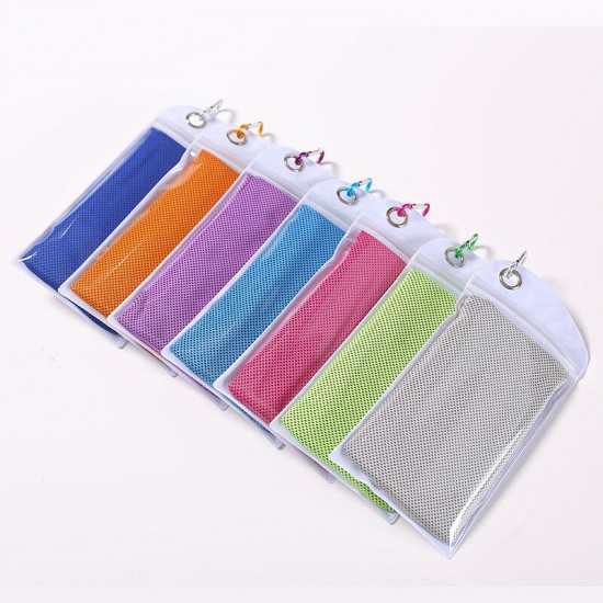 3Pcs Sport Super Cooling Towel 30x100cm Soft Breathable Gym Fitness Towel Quick-dry Camping Hiking Ice Towels