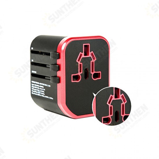 USB Conversion Plug Travel Camping Portable Plug Adapter US EU AU UK Plug Power Adapter