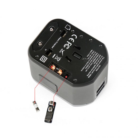 USB Conversion Plug Travel Camping Portable Plug Adapter US EU AU UK Plug Power Adapter