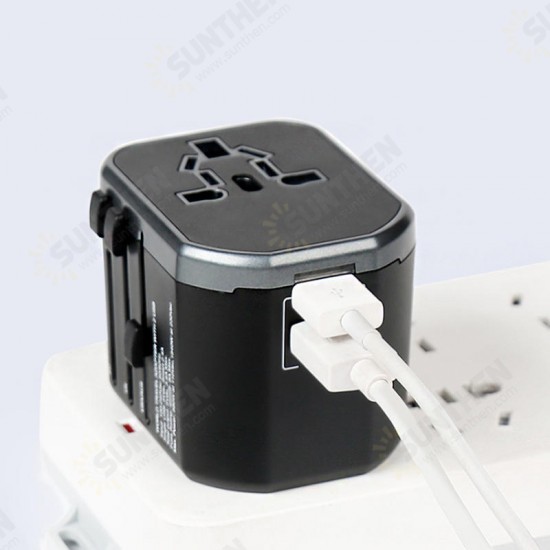 USB Conversion Plug Travel Camping Portable Plug Adapter US EU AU UK Plug Power Adapter