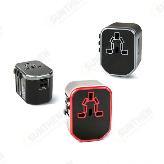 USB Conversion Plug Travel Camping Portable Plug Adapter US EU AU UK Plug Power Adapter