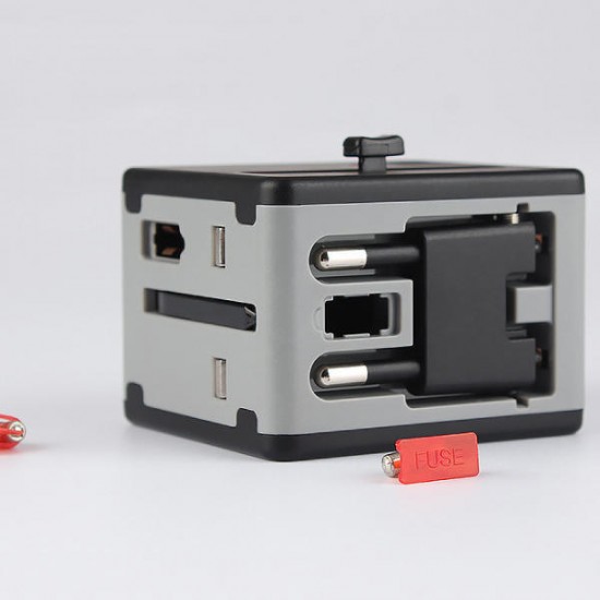 USB Conversion Plug US EU AU UK Plug Adapter Travel Camping Portable Power Adapter