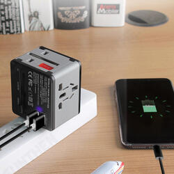USB Conversion Plug US EU AU UK Plug Adapter Travel Camping Portable Power Adapter USB Conversion Plug US EU AU UK Plug Adapter Travel Camping Portable Power Adapter