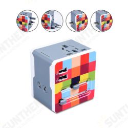 USB Conversion Plug US EU AU UK Plug Power Adapter Travel Camping Portable Plug Adapter