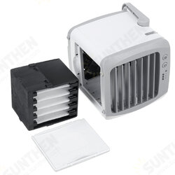 Mini USB Air Cooler Fan Air Conditioner Lightweight Desktop Air Cooling Fan Humidifier Purifier For Vehicle Office Bedroom Mini USB Air Cooler Fan Air Conditioner Lightweight Desktop Air Cooling Fan Humidifier Purifier For Vehicle Office Bedroom