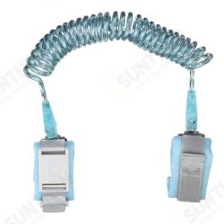 Outdoor Anti-lost Traction Wristband Bracelet Toddler Children Kids Baby Safety Strap Belt Reflective Rope Rotating Head + Induction lock 1.5m 2m 2.5m Outdoor Anti-lost Traction Wristband Bracelet Toddler Children Kids Baby Safety Strap Belt Reflective Rope Rotating Head + Induction lock 1.5m 2m 2.5m